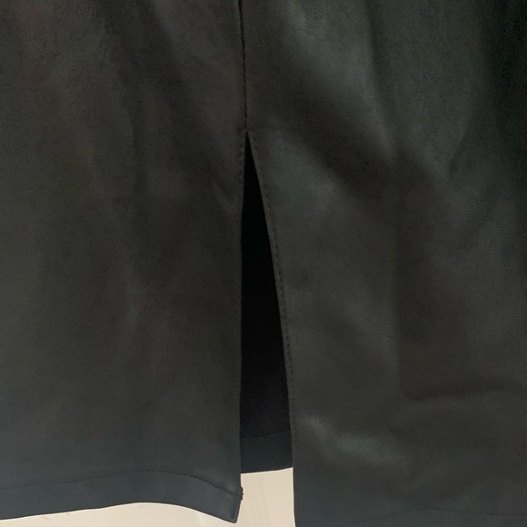 Classic vegan leather dress. - Picture 3 of 4